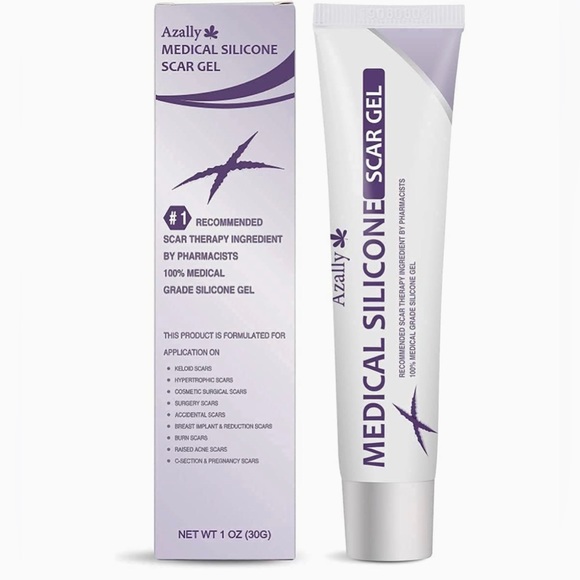 Azally Skincare Azally Advanced Scar Gel Serum Burns Cuts Acne